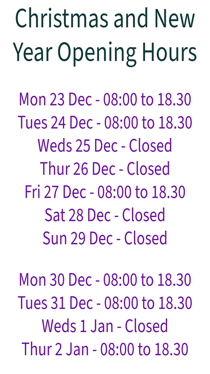 Opening Hours